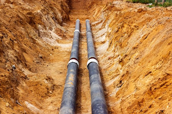 Cost of Water Line Trenching in Newark