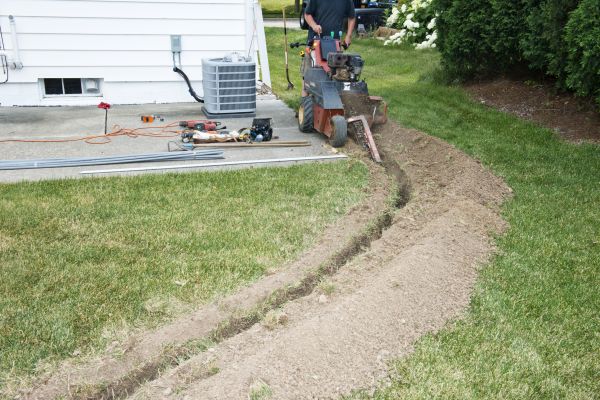 Cost of Electrical Trenching Service in Newark